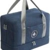 Merkloos Handbagage Reistas – Waterdicht Vak – Vak Voor Schoenen – Vak Voor Overige Spullen – Navy -Bagage24 Winkel 966x1200