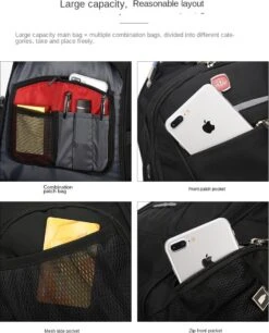 ASA-STAR Rugzak Met 2 USB Charging Anti-theft Laptopvak -Anti-Diefstal- Met Slot (zwart) - Inclusief 2 USB Oplaadstation- Backpack - School - Luxe Laptop Rugtas - Travel- Reistassen - Rugzak Slim Fit School/college Tas Jongens/meisjes -heren- Dames 22 ASA-STAR Rugzak Met 2 USB Charging Anti-theft Laptopvak -Anti-Diefstal- Met Slot (zwart) - Inclusief 2 USB Oplaadstation- Backpack - School - Luxe Laptop Rugtas - Travel- Reistassen - Rugzak Slim Fit School/college Tas Jongens/meisjes -heren- Dames -Bagage24 Winkel 969x1200 3