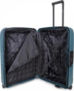 Decent Transit Medium Koffer - 70 Cm - Petrol Groen -Bagage24 Winkel 979x1200 1