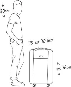 Eastpak TRANZSHELL L Reiskoffer (77 X 43 X 26.5 Cm) - Black -Bagage24 Winkel 980x1200 2