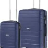 TravelZ Big Bars Kofferset - Trolleyset TSA 2-delig - Handbagage En Groot - Blauw 2 TravelZ Big Bars Kofferset - Trolleyset TSA 2-delig - Handbagage En Groot - Blauw -Bagage24 Winkel 986x1200