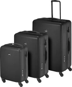 Princess Traveller PT01 - Reiskoffer - Pitch Black - M - 67cm -Bagage24 Winkel 990x1200 1