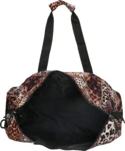 Enrico Benetti Safari Weekend Tas Ruime Sporttas Reistas Dierenprint Bruin -Bagage24 Winkel 997x1200 2